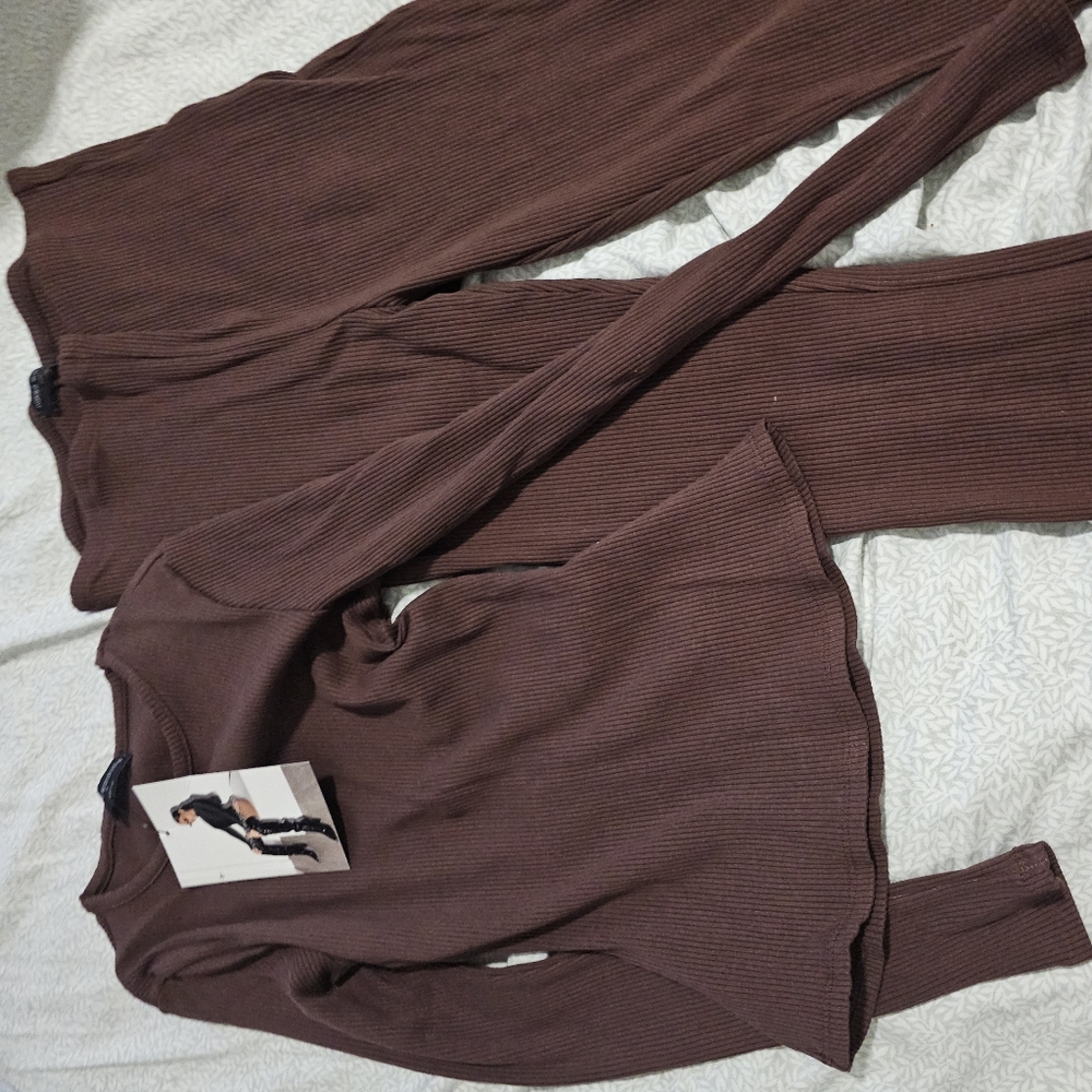 A two piece set Naked wardrobe